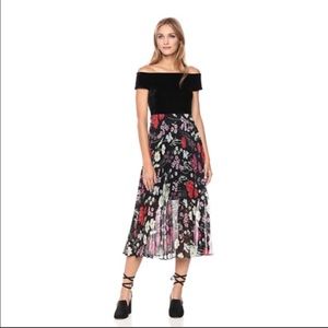 Donne Morgan off the shoulder dress